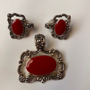 Earring and Pendant Set